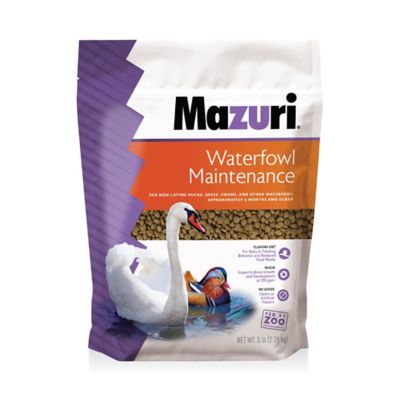 Mazuri Waterfowl Maintenance Duck & Geese Food, 5 lb.