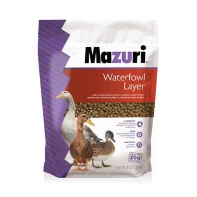 Mazuri Waterfowl Layer Food for Ducks & Geese, 5 lb.