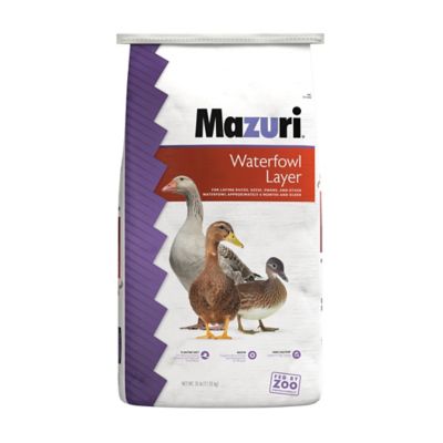 Mazuri Waterfowl Layer Food for Ducks & Geese, 25 lb. Bag