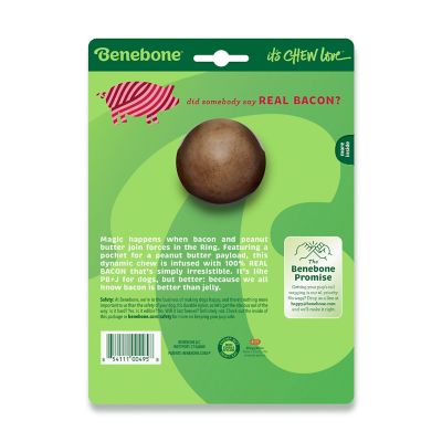 Image showing  Ring Bacon Flavor Dog Chew Toy, Medium