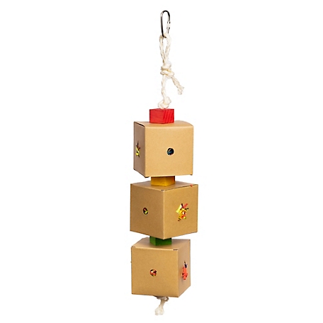 Prevue Pet Products 3-Box Stuff and Hide Playfuls Forage and Engage Bird Toy