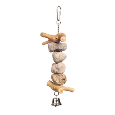 Prevue Pet Products Block Rock - Naturals Sound & Movement Bird Toy 60240