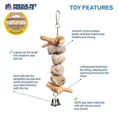 Image showing  Block Rock Naturals Sound and Movement Bird Toy