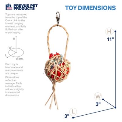 Image showing  Playfuls Forage and Engage Treat Basket Bird Toy