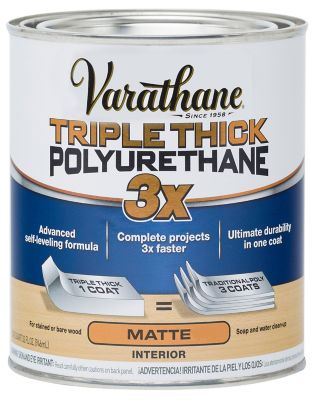 Rust-Oleum 1 qt. Varathane Triple Thick Polyurethane, Matte