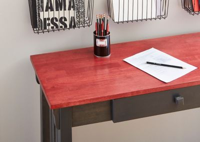 Image showing  1 qt. Barn Red Varathane Fast Dry Wood Stain