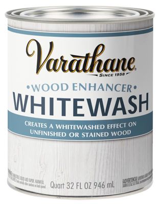 Rust-Oleum Varathane Wood Stain, Whitewash, 1 qt.