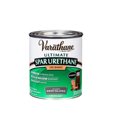 Rust-Oleum 1 qt. Clear Varathane Oil-Based Exterior Spar Urethane, Semi-Gloss