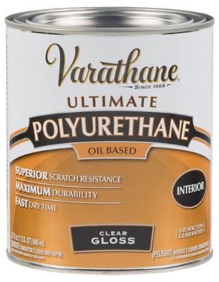 Rust-Oleum 1 qt. Crystal Clear Varathane Oil-Based Interior Ultimate Polyurethane, Gloss