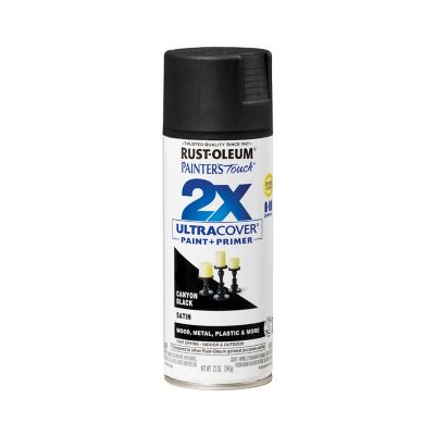 Rust-Oleum 12 oz. Rust-Oleum Painter's Touch 2X Ultra Cover Spray Paint, Satin