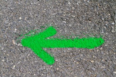 Image showing  15 Oz. Fluorescent Green Professional Inverted Marking Spray Paint