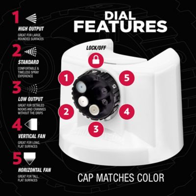 Image showing  12 oz. White Rust-Oleum Stops Rust Custom 5-in-1 Spray Paint, Semi-Gloss