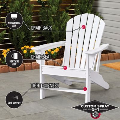 Image showing  12 oz. White Rust-Oleum Stops Rust Custom 5-in-1 Spray Paint, Semi-Gloss