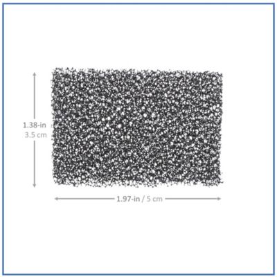 Image showing  Replacement Filters to Remove Debris for TRIXIE Curved Stream Pet Drinking Fountains, Pre-Filter for Pump, 12-Pack