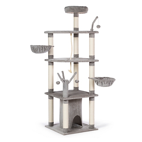 Prevue Pet Products 72 in. Everest Mountain Cat Tree Play Tower