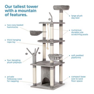 Image showing  72 in. Everest Mountain Cat Tree Play Tower