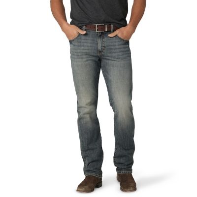 Image showing 0 th Wrangler Men's Slim Fit Mid-Rise Retro Straight Leg Jeans