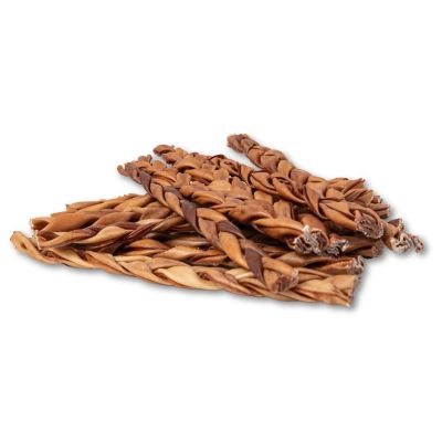 Image showing  Thick Braided Collagen Stick Dog Treats, 12 in., 4 pk.