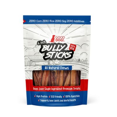 JMP Standard Beef Bully Stick Dog Treats, 6 in., 5-pack