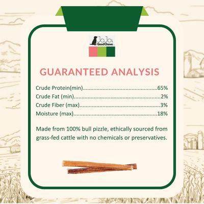 Image showing  Standard Beef Bully Stick Dog Treats, 6 in., 5 pk.