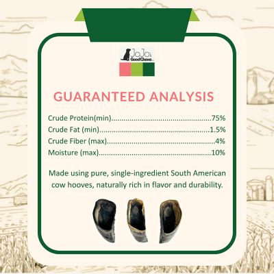 Image showing  All-Natural Cow Hooves Dog Chew Treats