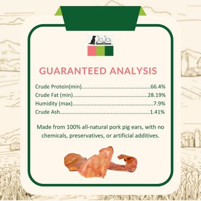 Image showing  Whole Pig Ears All-Natural Dog Chew Treats