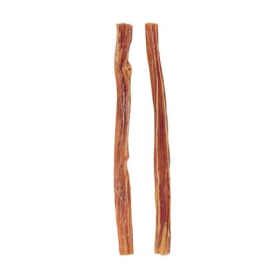JoJo Modern Pets Thick Natural Beef Bully Stick Dog Treats, 12 in., Case of 25