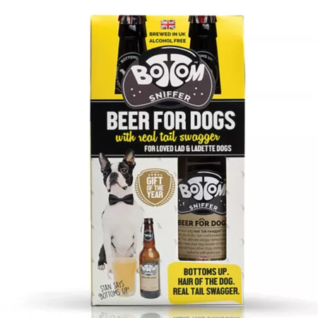 JoJo Modern Pets Bottom Sniffer Beer for Dogs - Duo Pack (Alcohol Free) Dog Soft & Chewy Treats