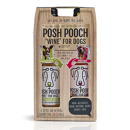 JMP Posh Pooch Dog Wine Duo Pack (Non-Alcoholic)