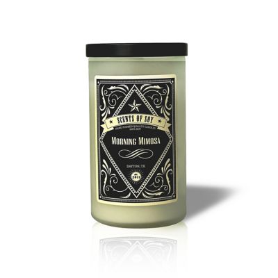 Scents Of Soy Morning Mimosa Scented Jar Candle, 14 oz.