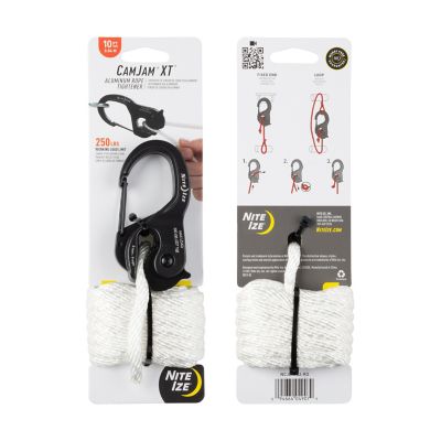 Image showing  CamJam XT Aluminum Rope Tightener with 10 ft. Rope