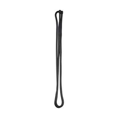 Image showing  64 in. Black Gear Tie Reusable Rubber Twist Tie
