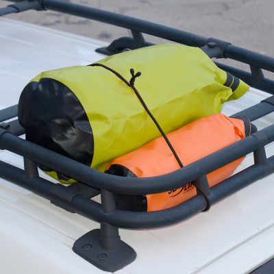 Image showing  64 in. Black Gear Tie Reusable Rubber Twist Tie