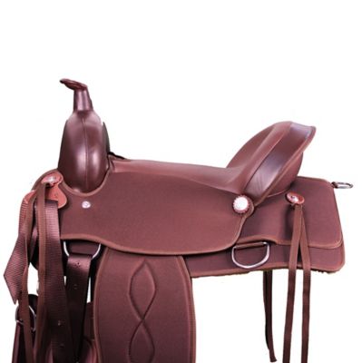 Image showing 5 th Mesace Water Warrior Saddle for Full Quarter Horses