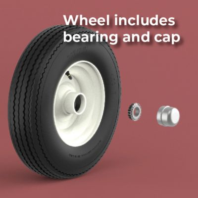 Image showing  4.80-8 Log Splitter Tire with 1 in. Bearing, DOT Approved