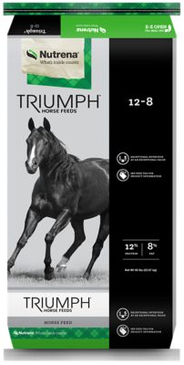 Nutrena Triumph 12-8 Pelleted Horse Feed, 50 lb. Bag