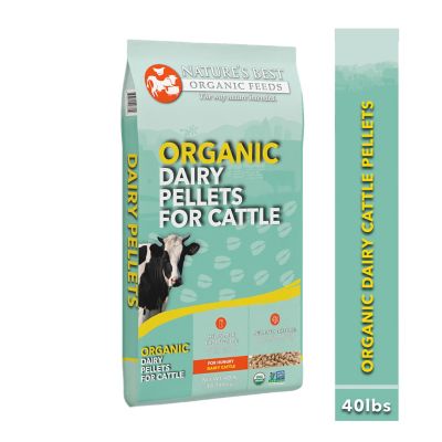 Nature's Best Organic Pelleted Dairy Cattle Feed, 40 lb. Bag