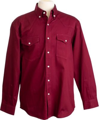 Wyoming Traders Men's Twill Western Work Shirt