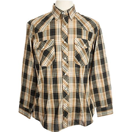 Wyoming Traders Men's #10 Western Plaid Shirt