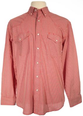 Image showing 0 th Wyoming Traders Men's #12 Western Plaid Print Shirt