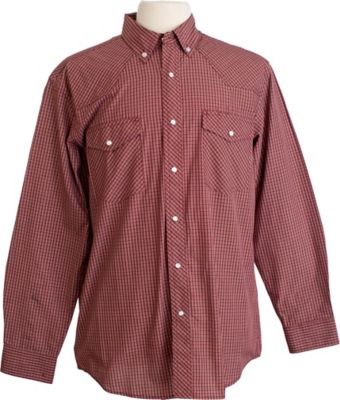 Wyoming Traders Men's #14 Western Plaid Print Shirt