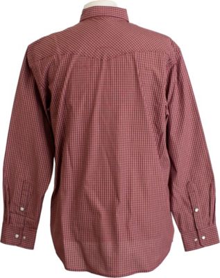 Image showing  Men's #14 Western Plaid Print Shirt