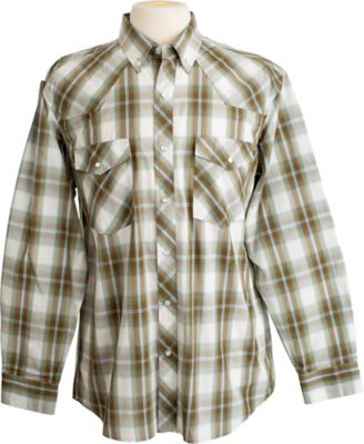 Wyoming Traders Men's #17 Western Plaid Print Shirt