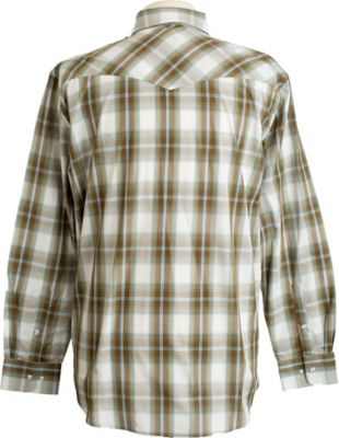 Image showing  Men's #17 Western Plaid Print Shirt