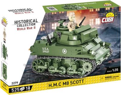 Cobi Historical Collection World War II H.M.C M8 SCOTT Tank