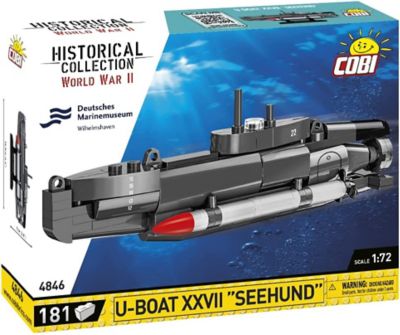 Cobi Historical Collection WWII DEUTSCHES MARINEMUSEUM U-BOAT XXVII SEEHUND Submarine