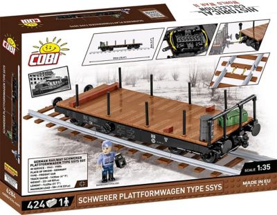 Image showing  Historical Collection WWII Schwerer Plattformwagen Type Ssys