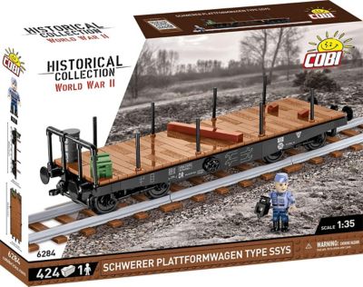 Image showing  Historical Collection WWII Schwerer Plattformwagen Type Ssys