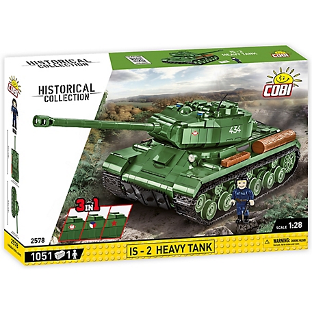 Cobi Historical Collection WWII IS-2 Heavy Tank (3-in-1) Tank