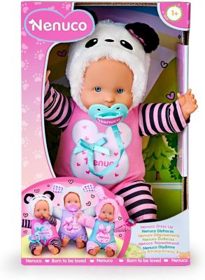 Nenuco Dress Up Baby Doll with Panda Outfit